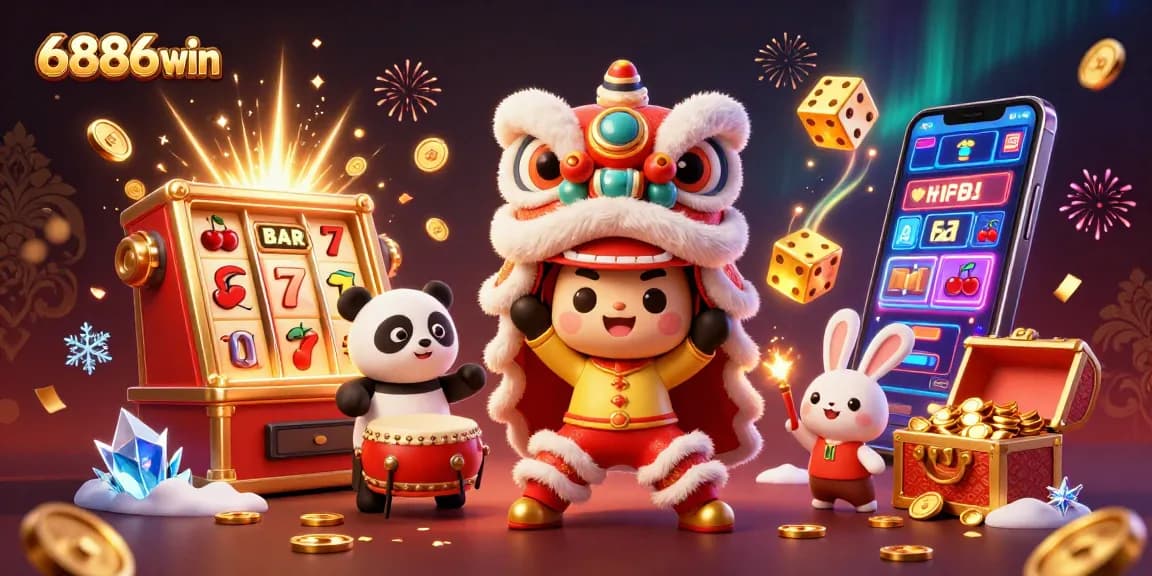 Join the excitement at 6886win and experience thrilling jackpot wins in a vibrant casino scene.