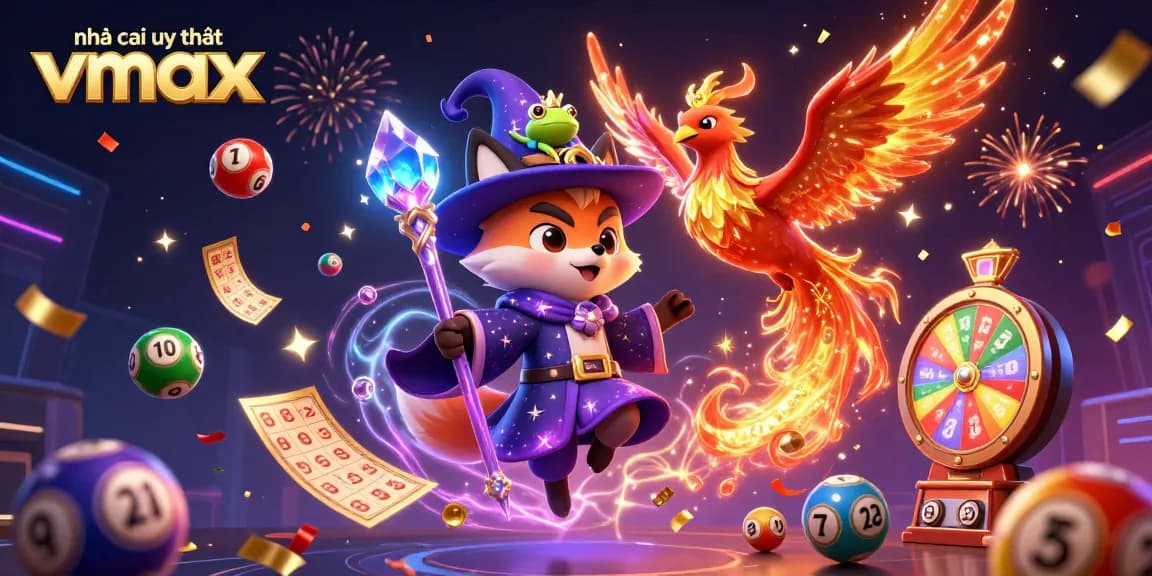 Experience the engaging games at nhà cái uy tín Vmax with lively colorful elements and enchanting characters.