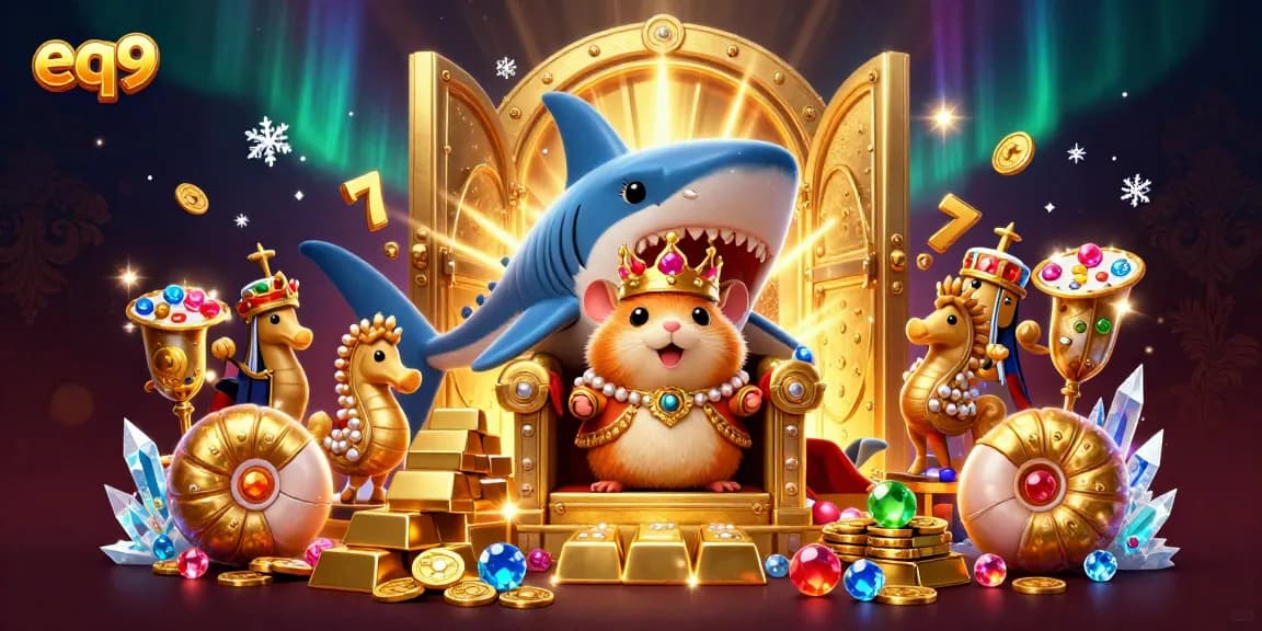 Win big at eq9 casino with the fierce hamster king and treasure-filled adventure.