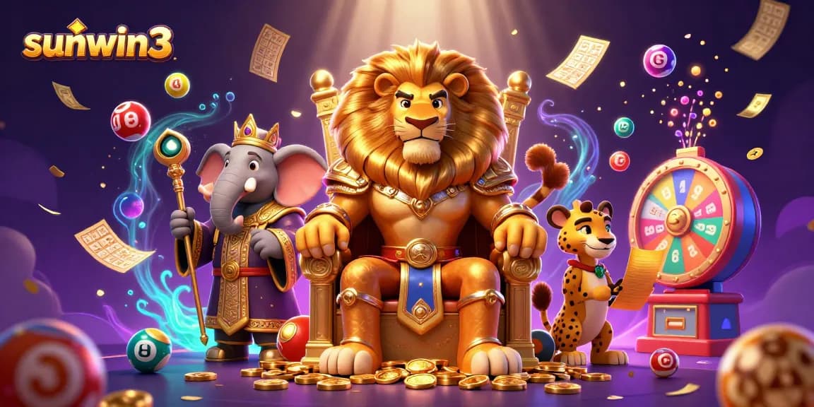 Experience thrilling gameplay with sunwin3's vibrant casino scene showcasing jackpot excitement.