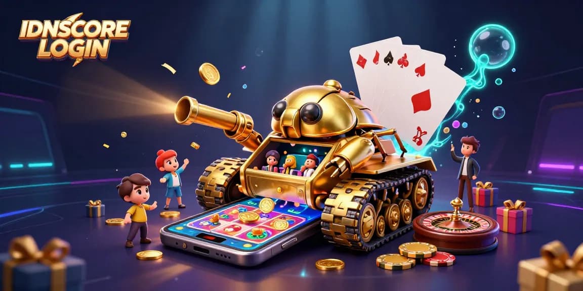 IDNSCORE LOGIN invites players to enjoy a vibrant slot game experience within a dynamic casino environment.