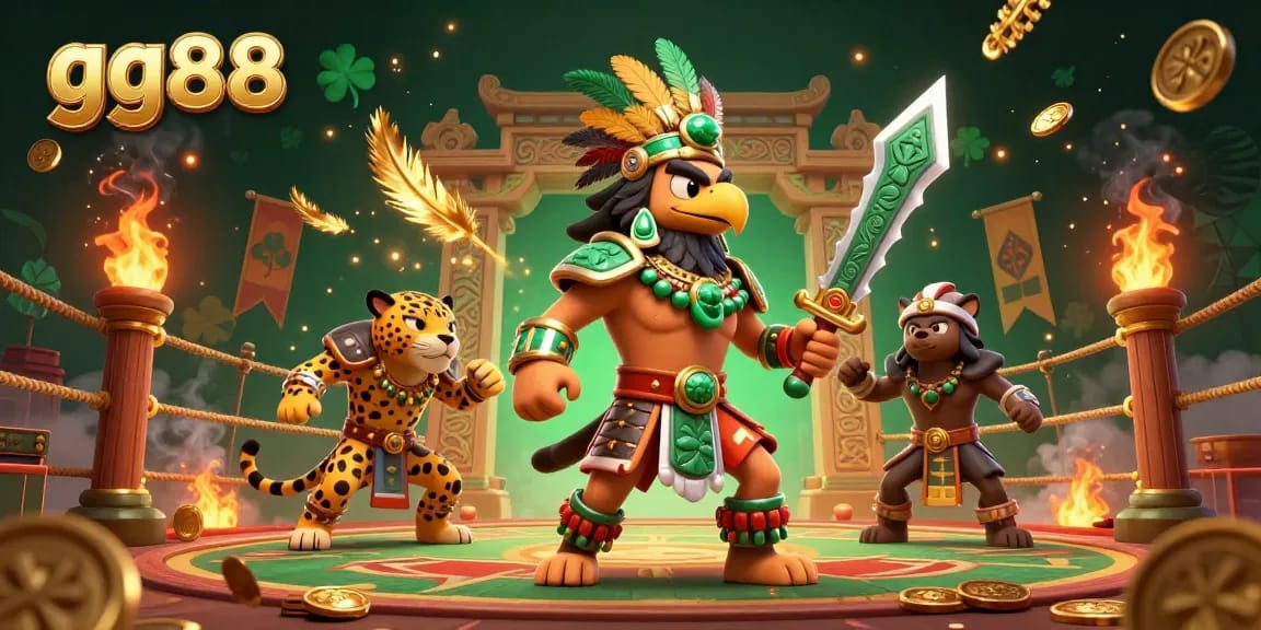 Engage in exhilarating betting action at gg88 with vibrant warriors and exciting casino elements.