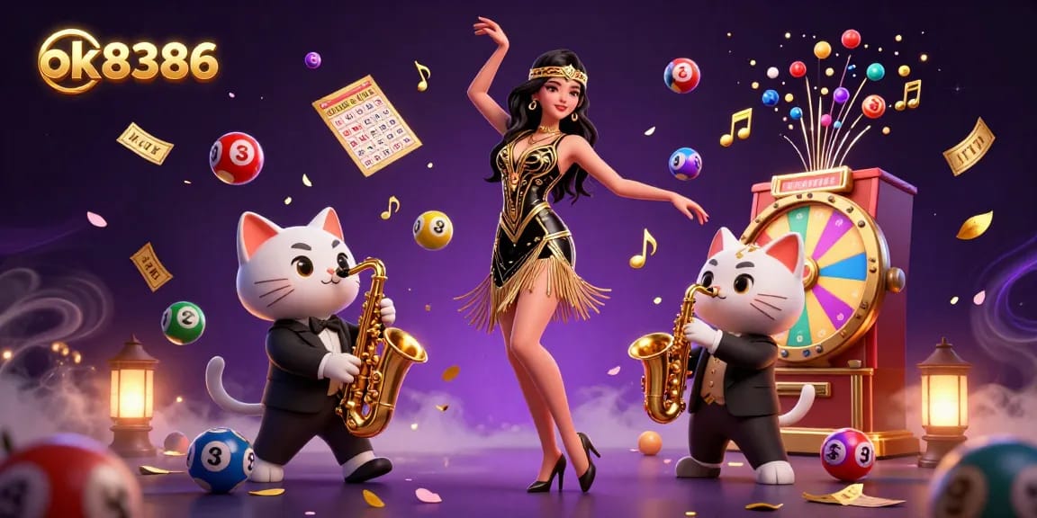 Engage with ok8386's exciting casino world featuring vibrant games, festive elements, and dynamic energy.