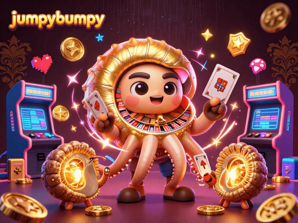 Experience jumpybumpy thrills with a dazzling 3D nautilus roulette wheel and vibrant gaming elements.
