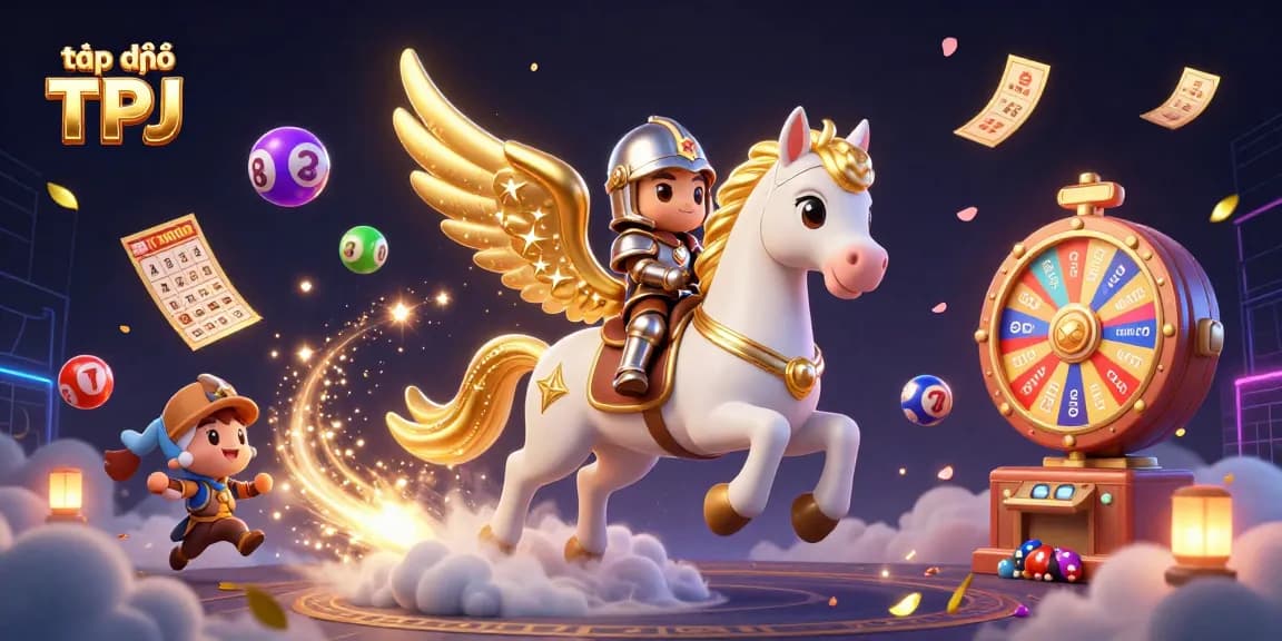 Engage in thrilling lotteries at tập đoàn TPJ with vibrant, colorful game elements.
