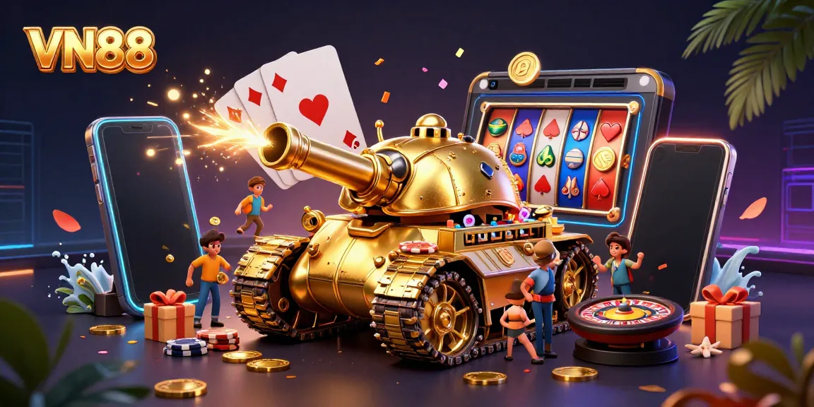 Experience thrilling gaming with VN88 in a vibrant 3D casino world full of excitement and rewards.