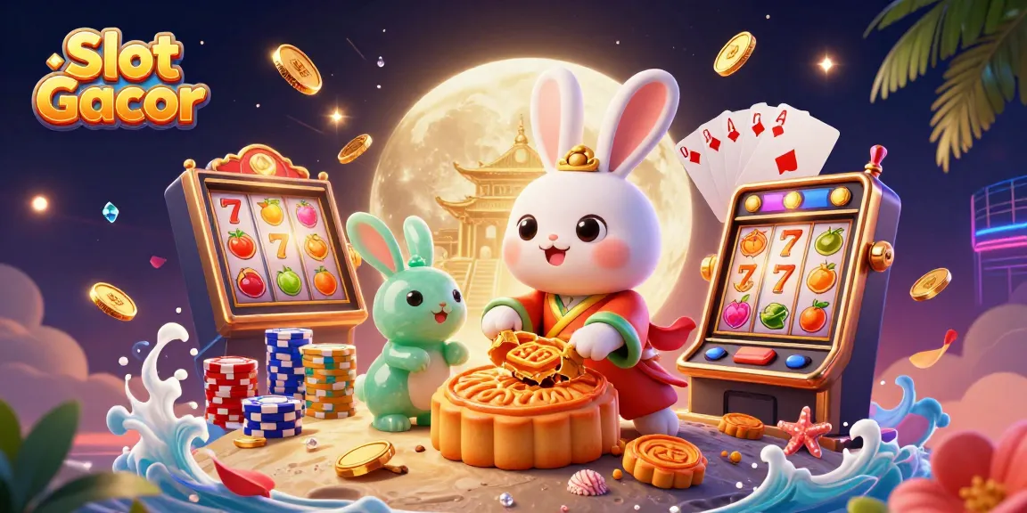 Spin Slot Gacor with vibrant characters and dynamic casino elements, showcasing engaging gameplay.