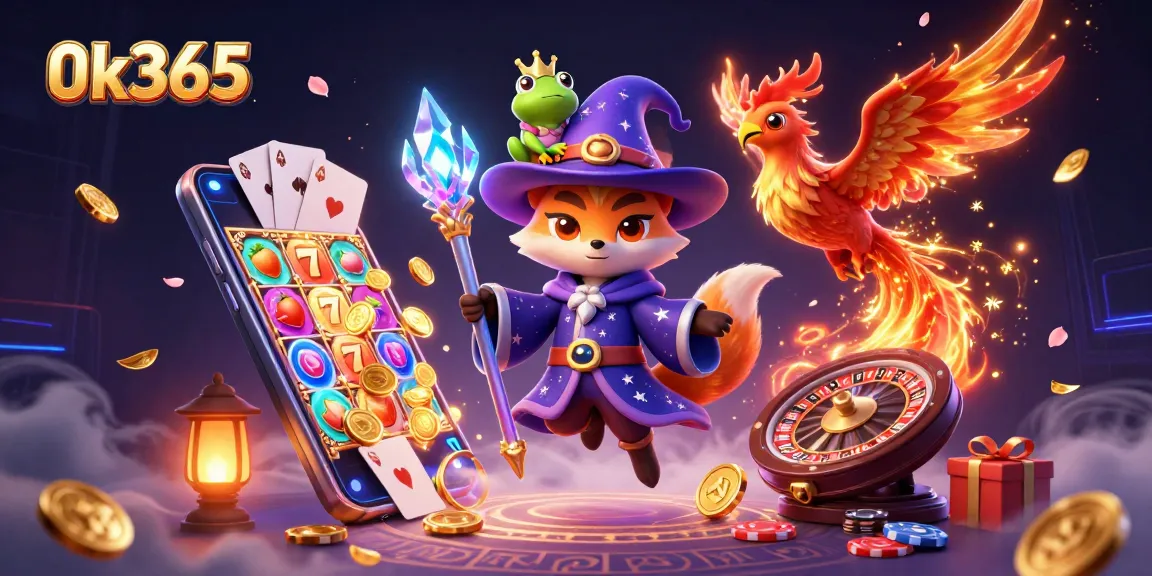 Engage with 0k365 while enjoying an immersive gaming experience in this dynamic casino scene.